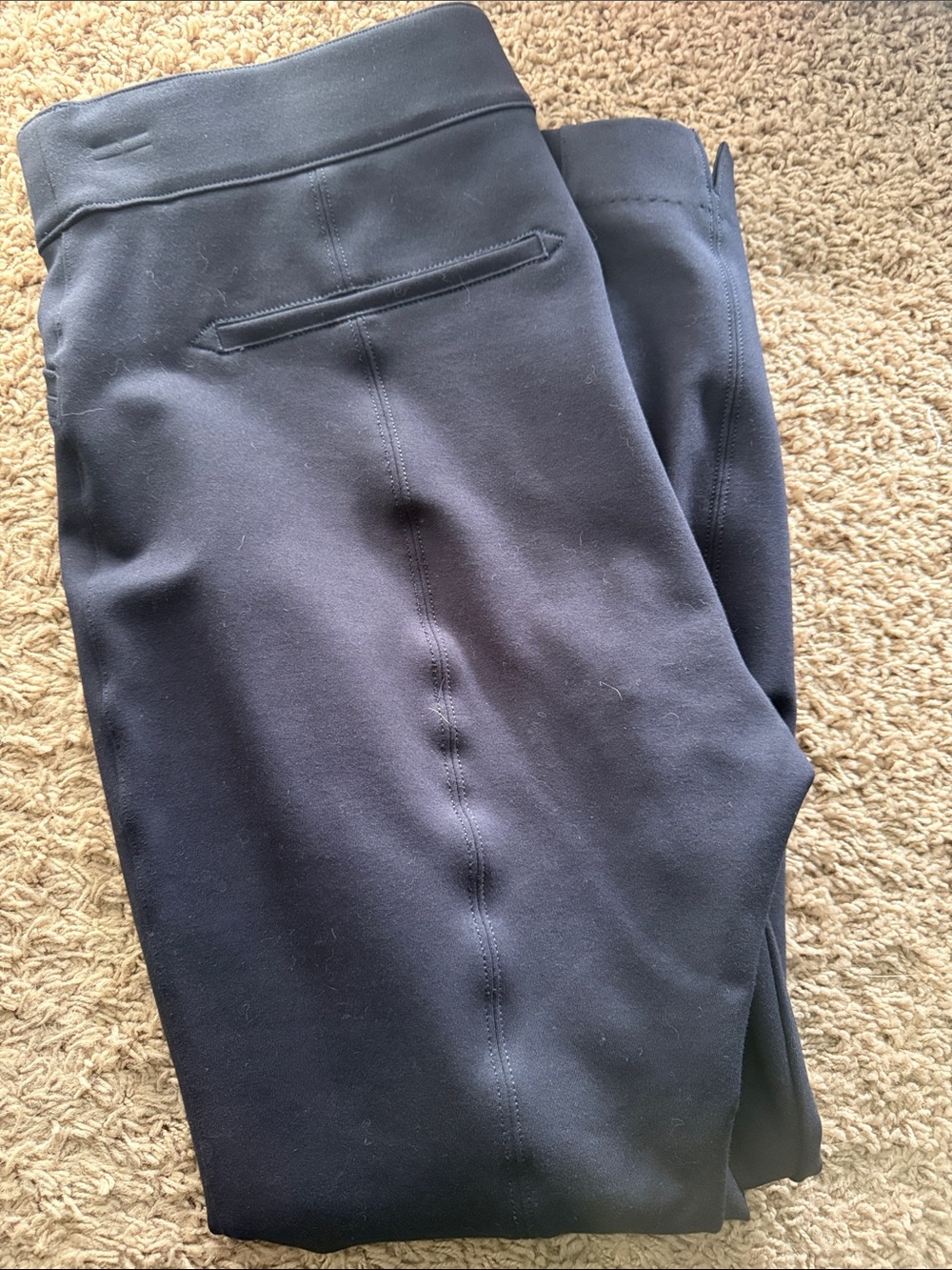 Navy blue, like new,  Spanx dress pants